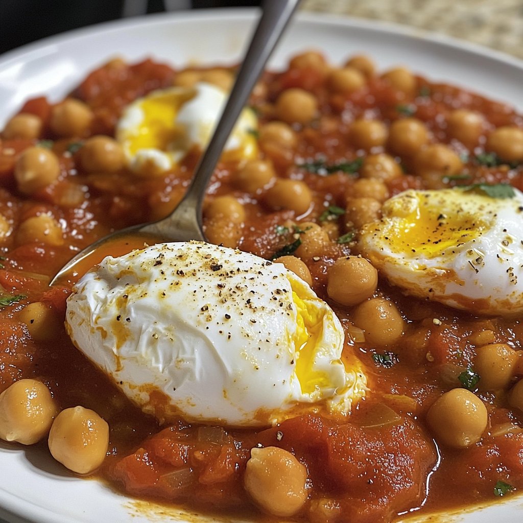Shakshuka mit Kichererbsen