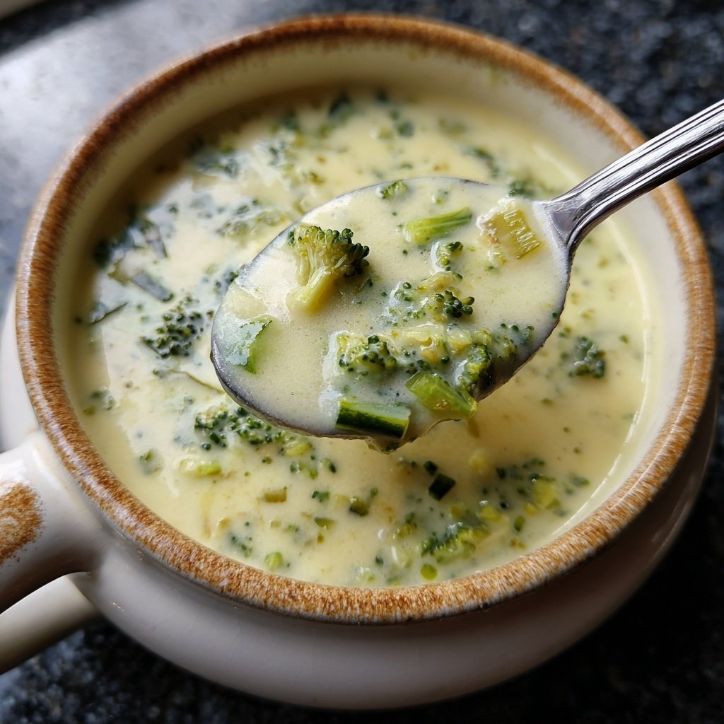 Blumenkohlsuppe mit Brokkoli und Lauch