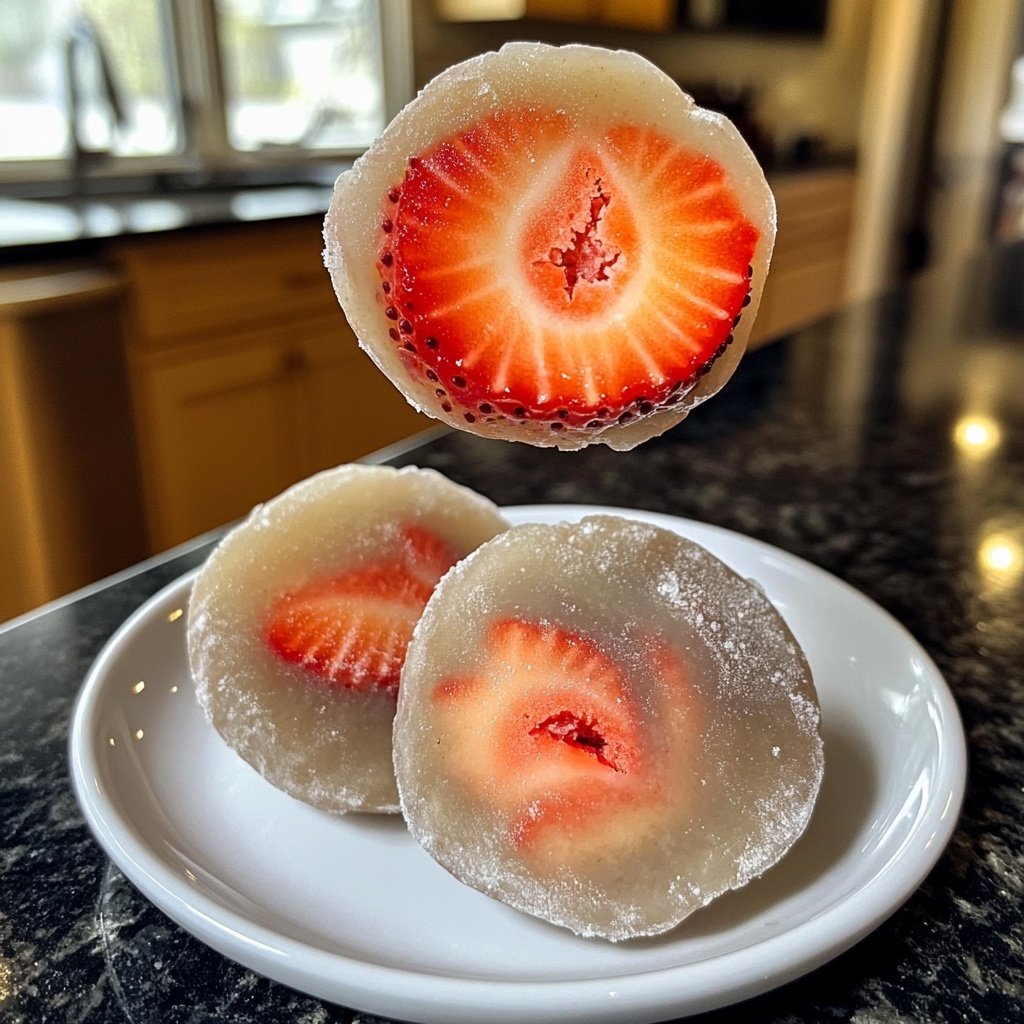 Erdbeer-Mochi