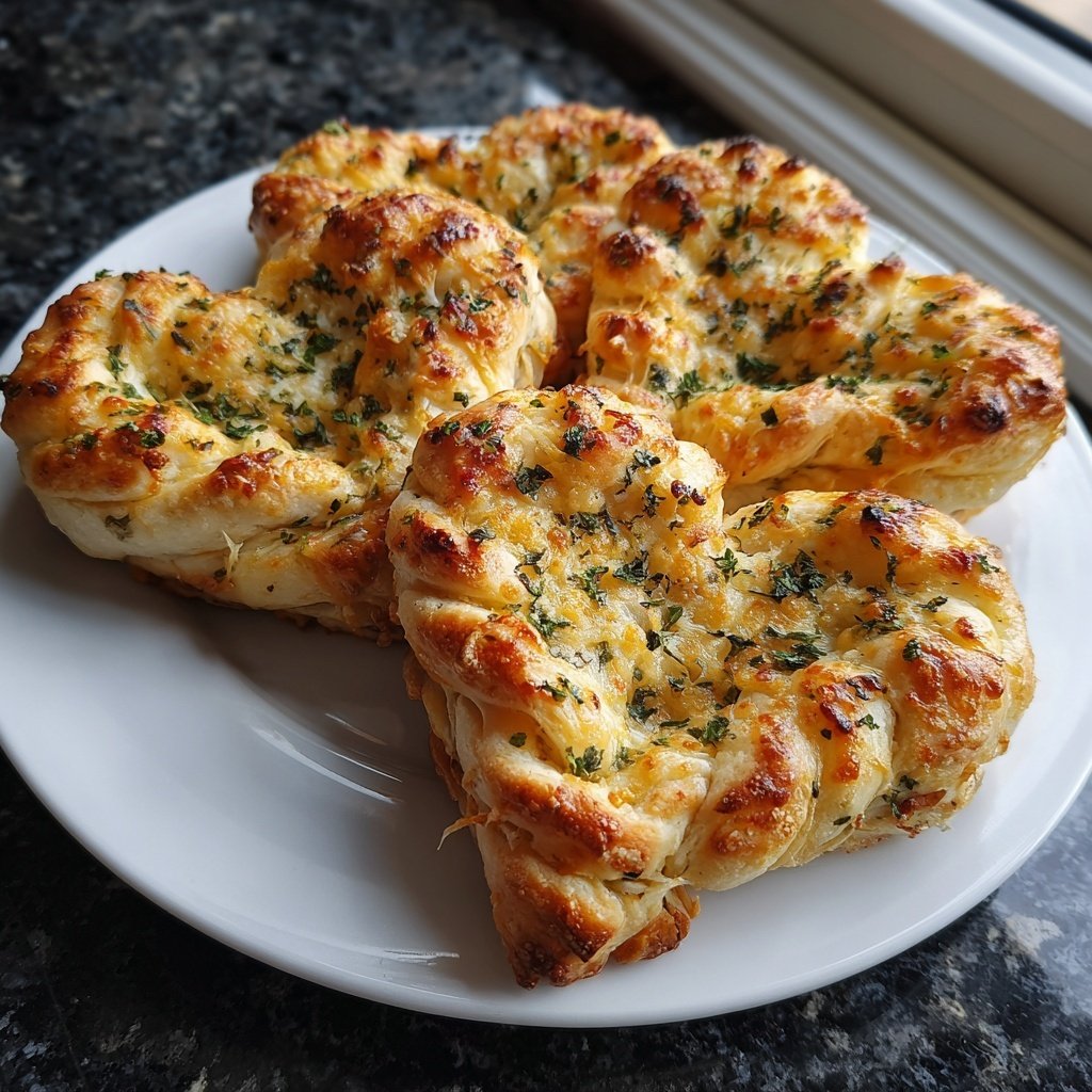 Blätterteig-Herzen mit Käse