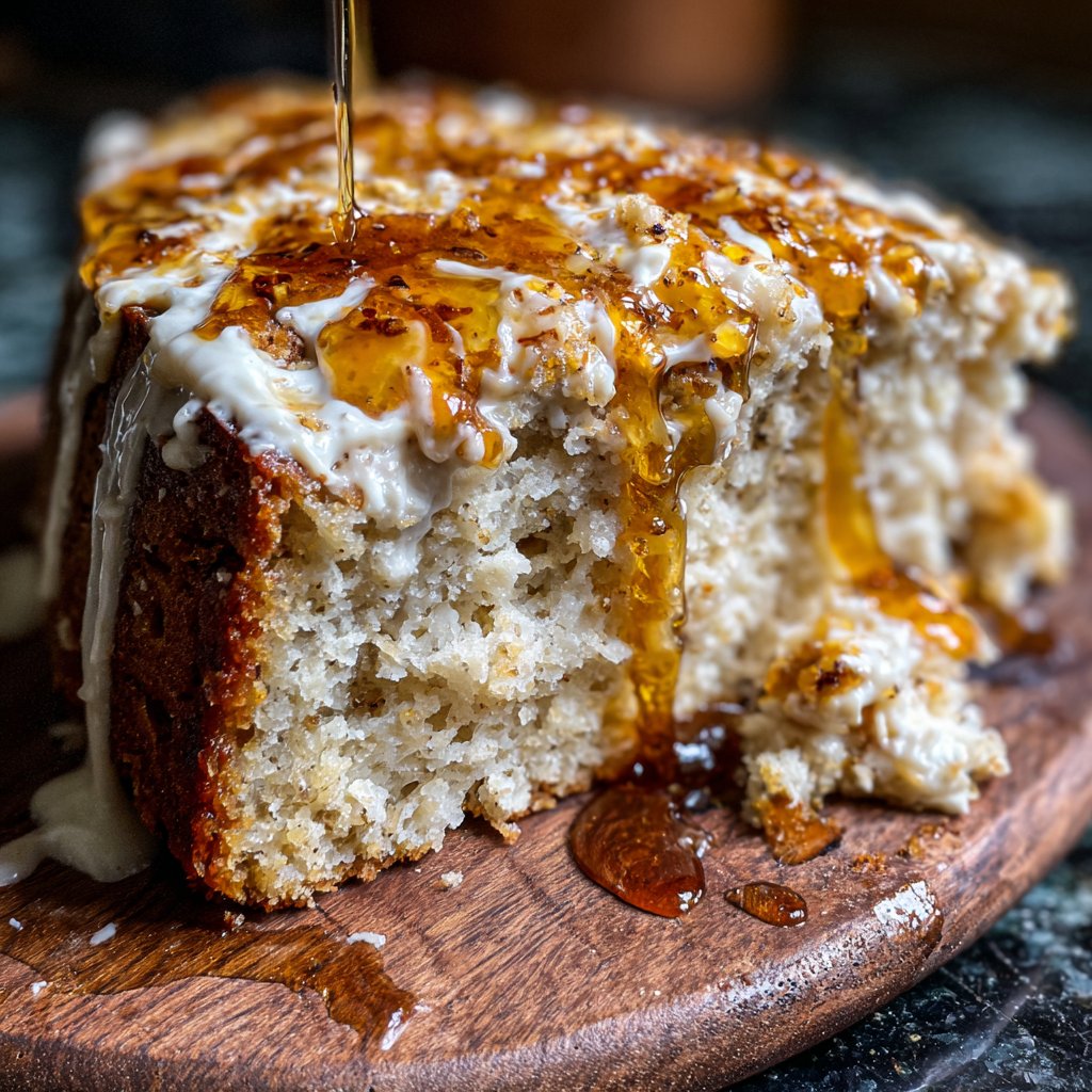 Bananenkuchen mit Joghurt und Honig