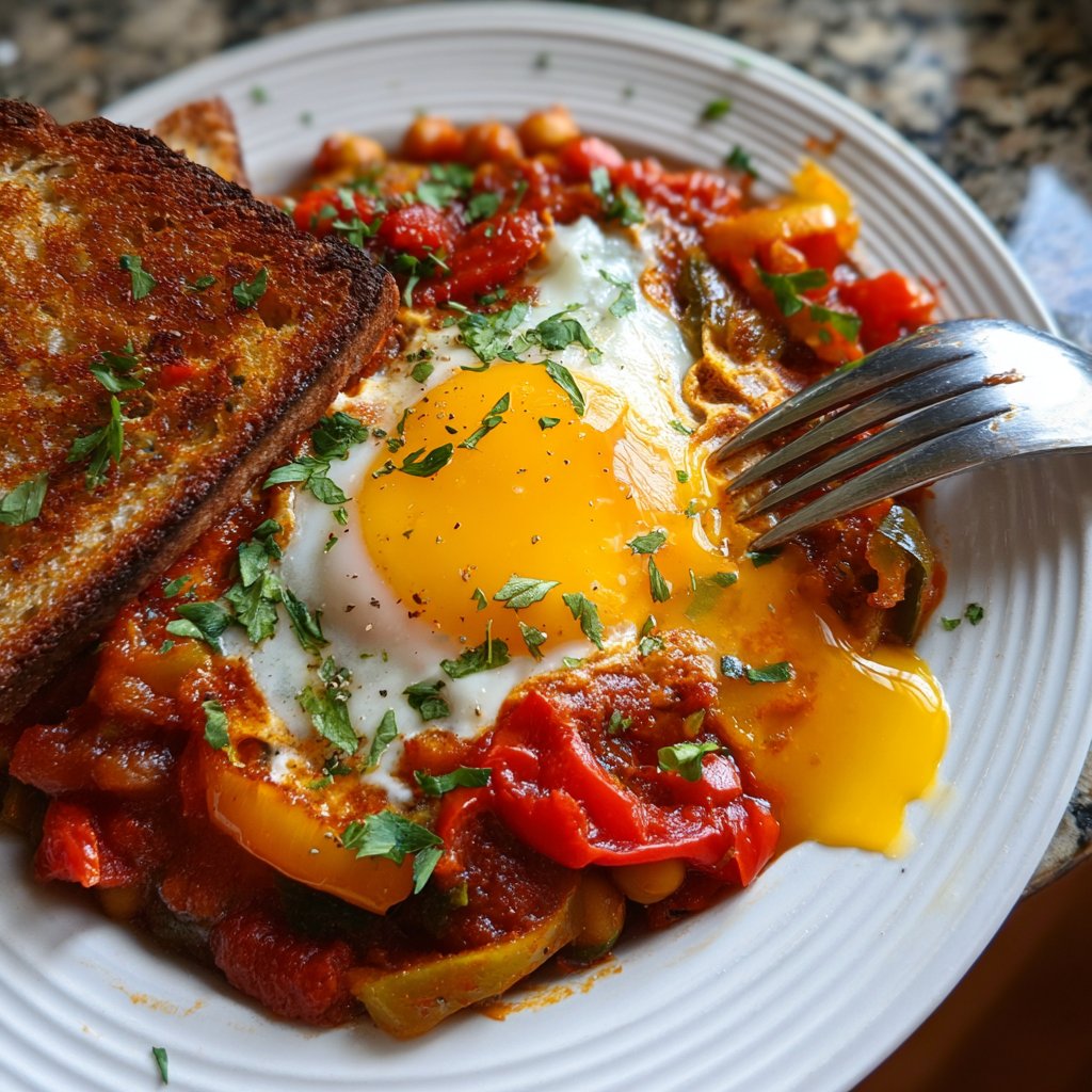 Shakshuka mit Kichererbsen