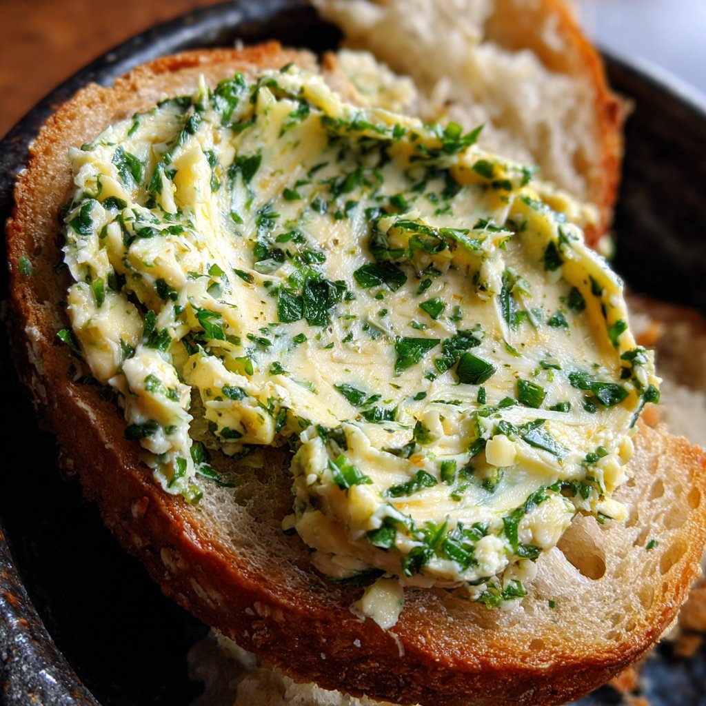 Kräuterbutter Mit Knoblauch Und Kräutern