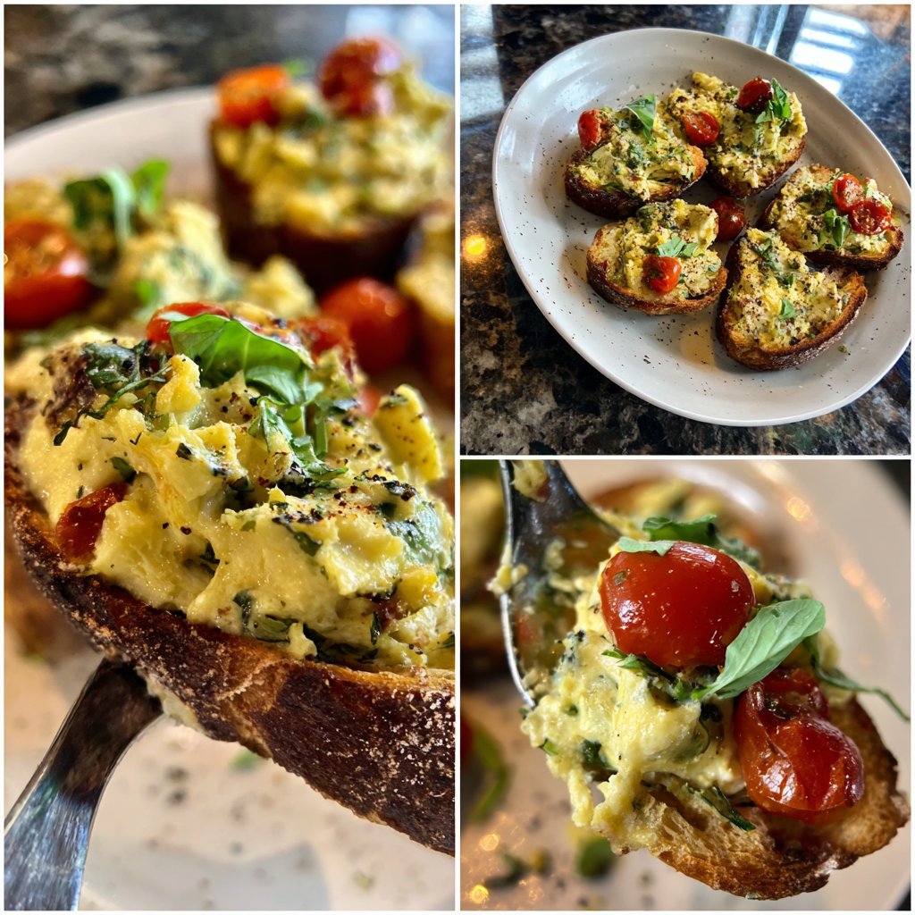 Frühstücksideen herzhaft mit Hüttenkäse