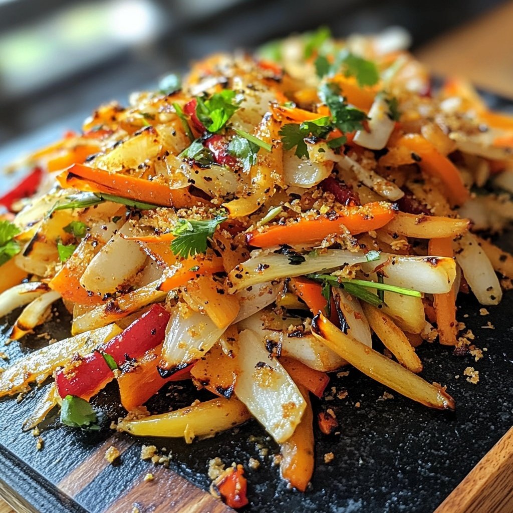 Gemüsepfanne mit Zitronengras