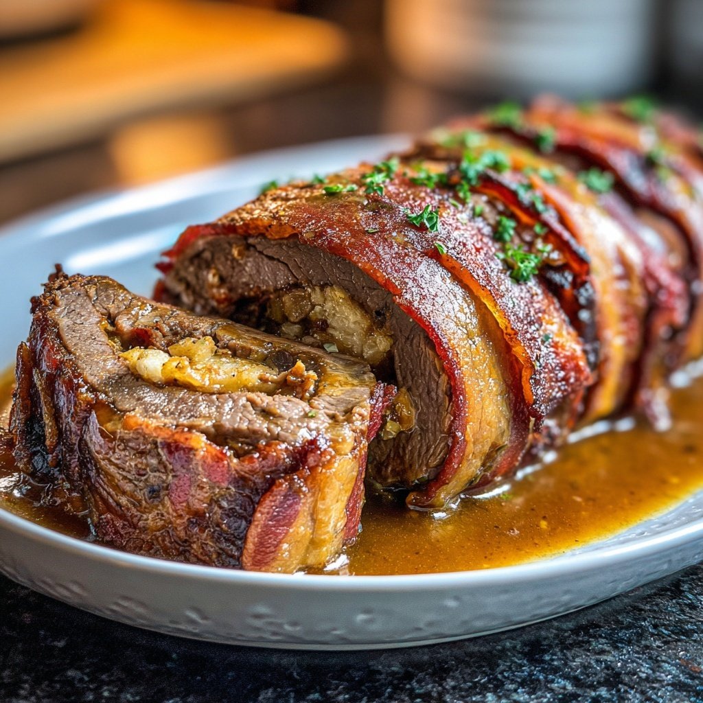 Hausmannskost Rinderrouladen mit Rahmsoße