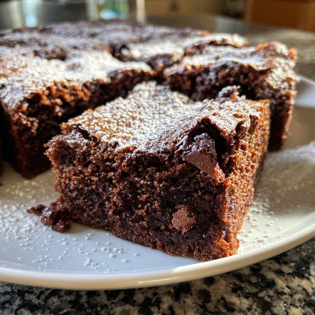 Schokoladiger Blechkuchen extra saftig