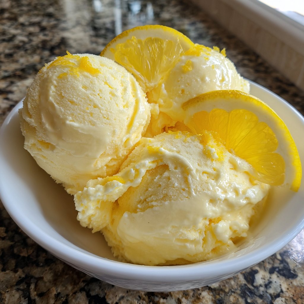 Eis Selber Machen Mit Zitrone